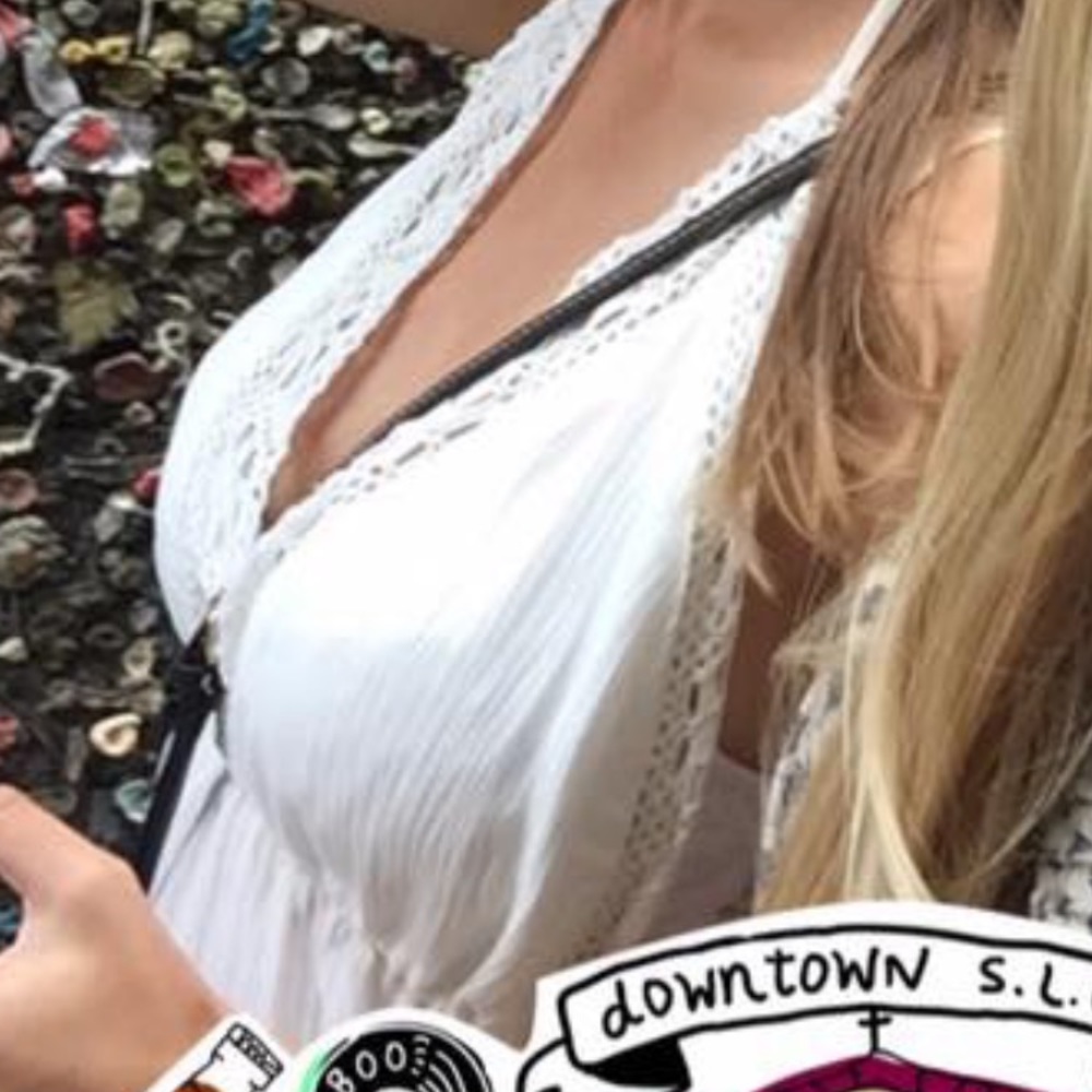 White boutique festival shirt